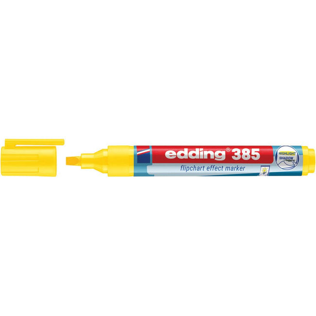 Edding - Filzstift 385 Flipchart-Pinsel gelb