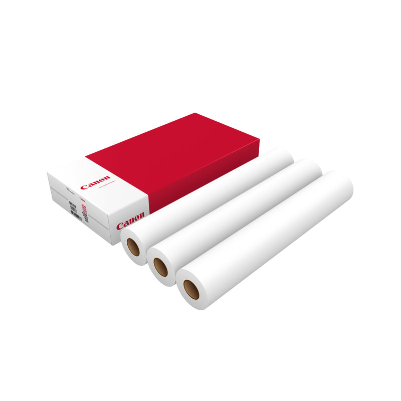Canon - Inkjet-Papier 610 mm x 50 m, 90 g, Standard, 3 Rollen