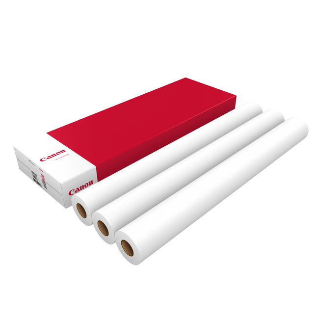 Canon - Inkjet-Papier 914 mm x 45 m, 90 g, matt beschichtet, 3 Rollen