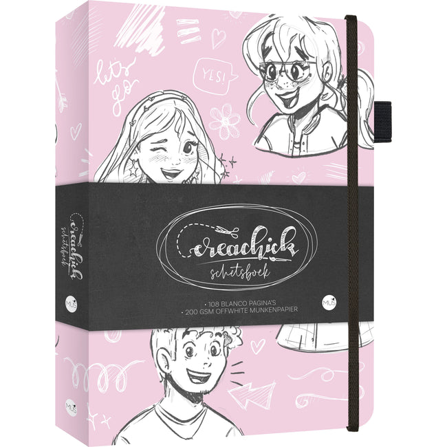 Crea Chick - Skizzenbuch CreaChick Pink