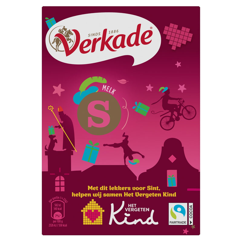 Verkade - Schokoladen-Buchstabenmilch s 65 Gramm