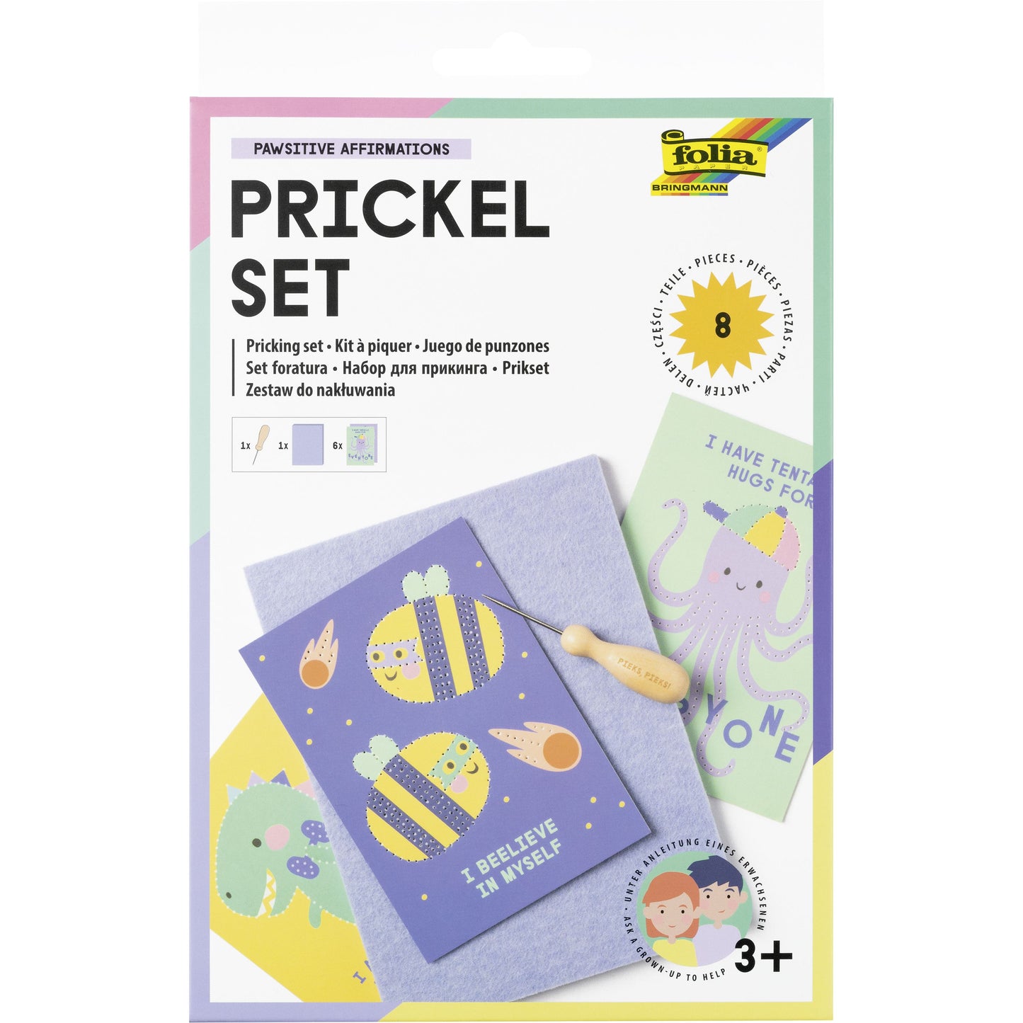 Folia Paper - Pin-Set Folia | 4 Stück