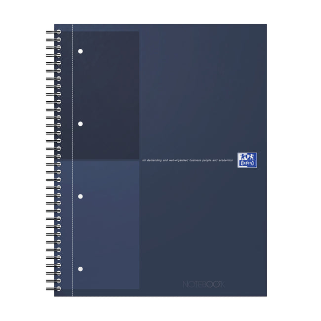 Oxford – Spiralblock Oxf International Notebk A4+ Line Blau