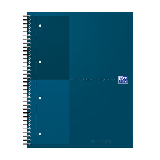 Oxford - Spiral blk oxf international notebk a4+ ln petr sw | 5 Stück