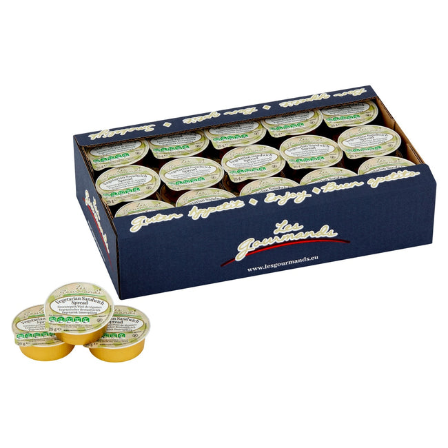 Les Gourmands - Sandwichaufstrich vegetarisch 45x25 Gramm Tasse