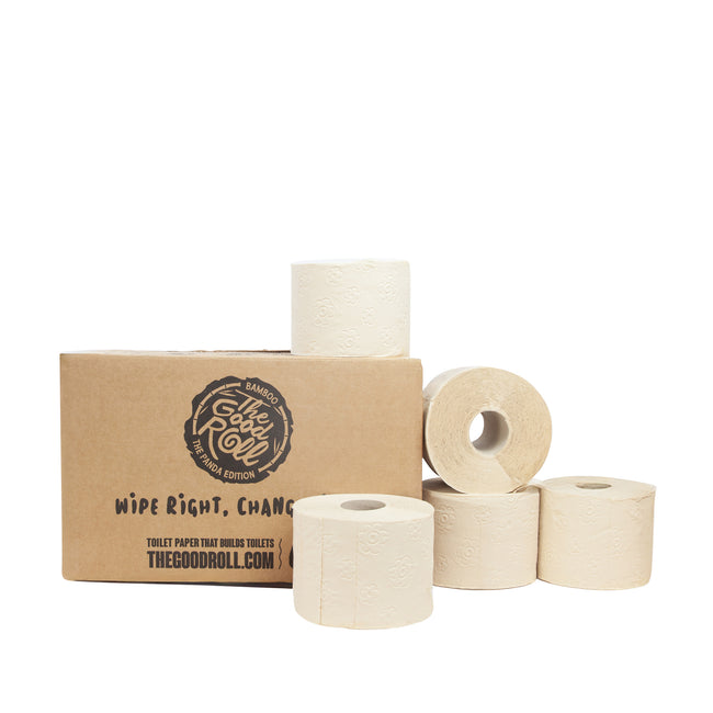 The Good Roll – Toilettenpapier TGR Panda Edition nackt 3 Schichten 250 Blatt