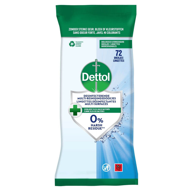 DETTOL - Reinigungstücher antibakteriell reinigt 72