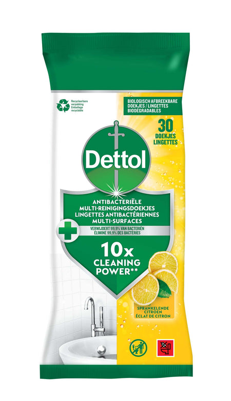 DETTOL - Reinigungstücher antibakteriell Zitrus 30