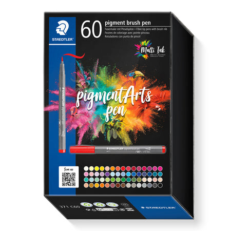 Staedtler - Brushpen 371 c60 Set 60 Farben
