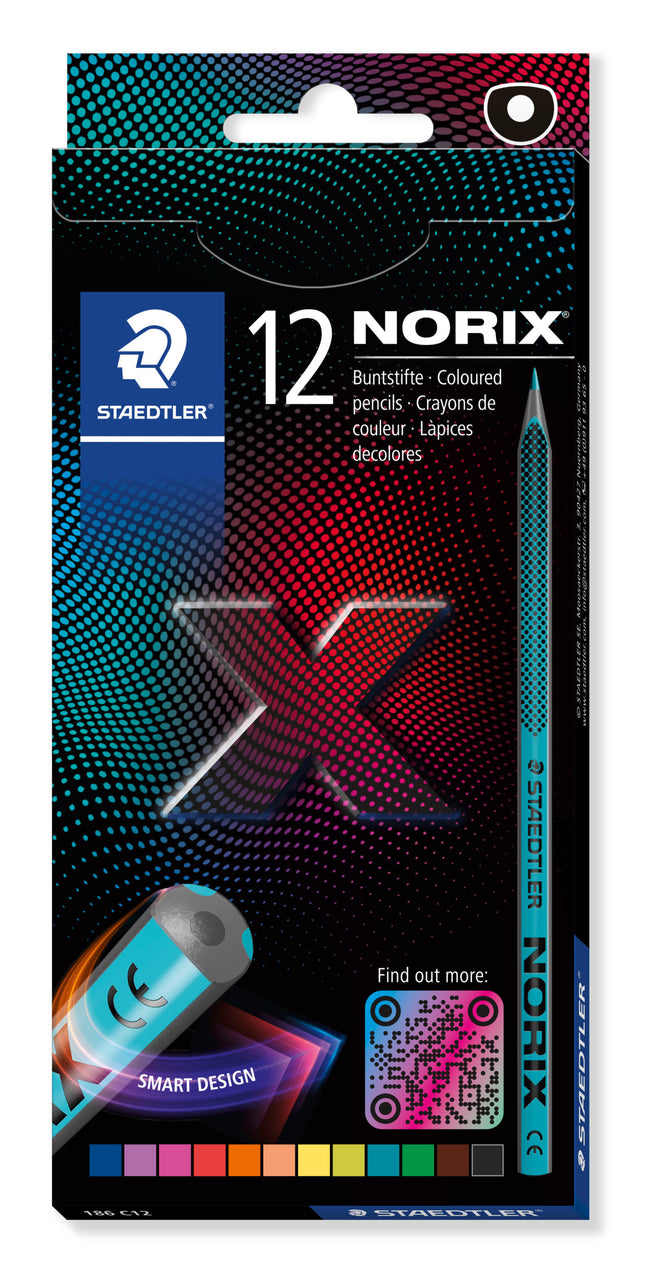 Staedtler - Buntstift Norix Set 12 Farben | 10 Stück
