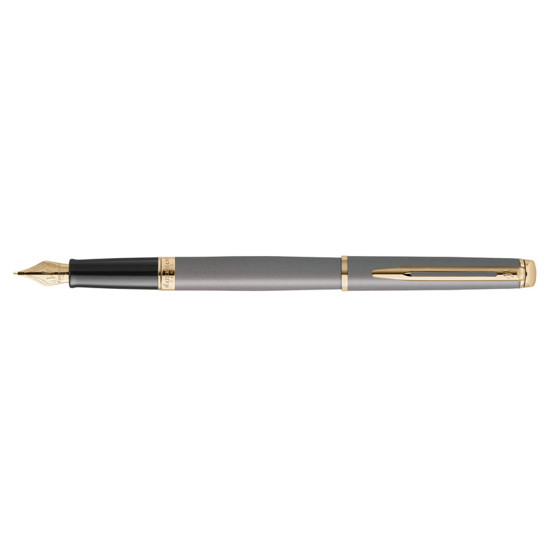 Waterman - Füllfederhalter Hemisp Fashion GT M Metallic-Grau
