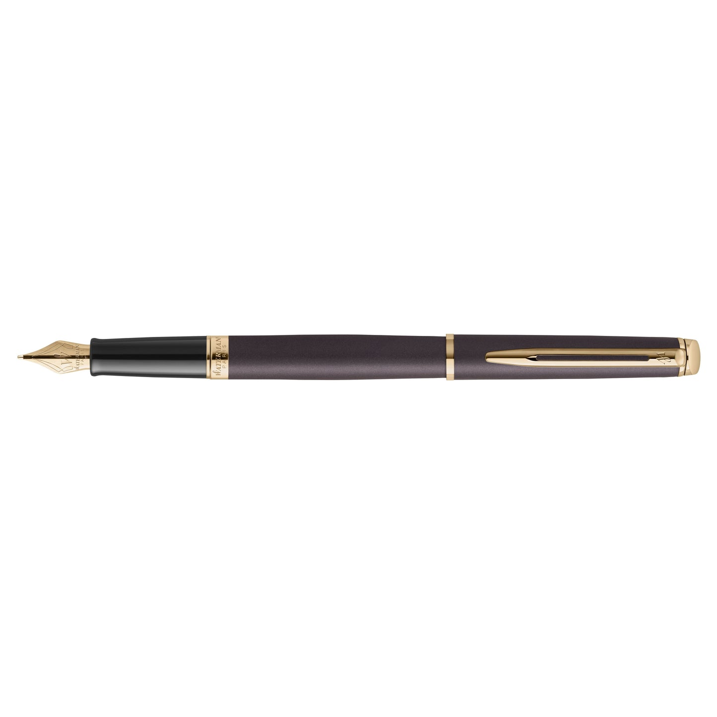 Waterman - Füllfederhalter Hemisp Fashion GT M Metallic Schwarz