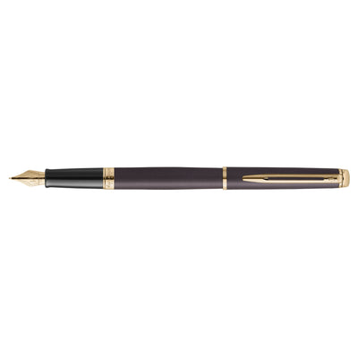 Waterman - Füllfederhalter Hemisp Fashion GT M Metallic Schwarz