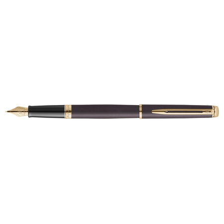 Waterman - Füllfederhalter Hemisp Fashion GT M Metallic Schwarz