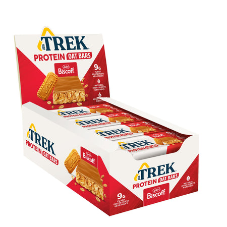 TREK - Proteinriegel Haferflocken Biscoff 50 Gramm
