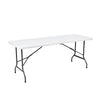 BRASQ - Klapptisch 180x70x74cm ft180 weiß