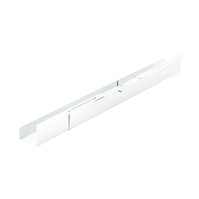 BRASQ - Kabelkanal verstellbar 75-150cm ct100 weiß