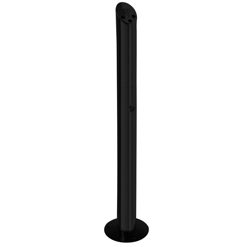 BRASQ - Stehender Aschenbecher aus Edelstahl 300, schwarz