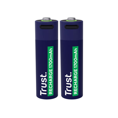 Trust - Batterie USB-C wiederaufladbar AA 2 Stück