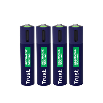 Trust - Akku USB-C wiederaufladbar AAA 4 Stück