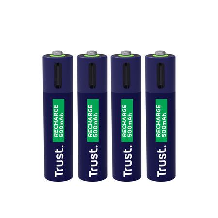 Trust - Akku USB-C wiederaufladbar AAA 4 Stück
