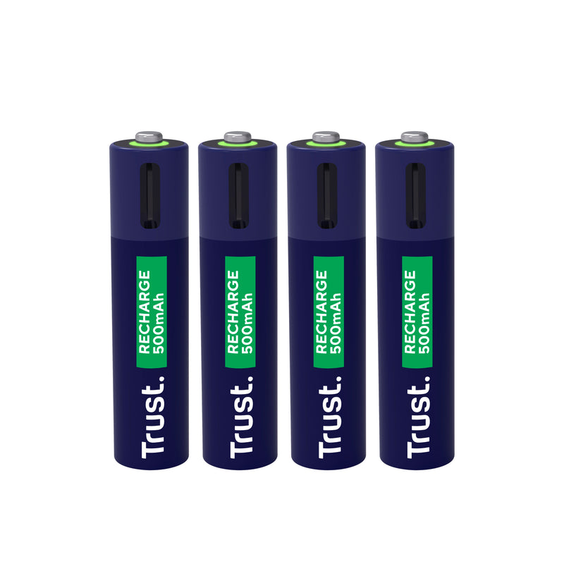 Trust - Akku USB-C wiederaufladbar AAA 4 Stück