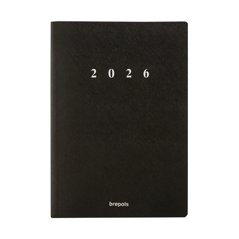 Brepols - Agenda 2026 essential 7d/2p urban black