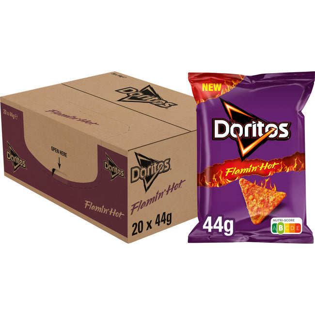 Doritos - Chips Flamin Hot Bag 44gr | 20 Stück