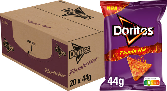 Doritos - Chips Flamin Hot Bag 44gr | 20 Stück