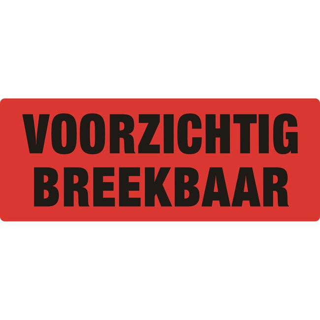 IEZZY - Warnschild vorsichtig zerbrechlich 500 Stück | 10 Stück