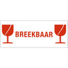 IEZZY -  Waarschuwingsetiket breekbaar/glas 500 stuks