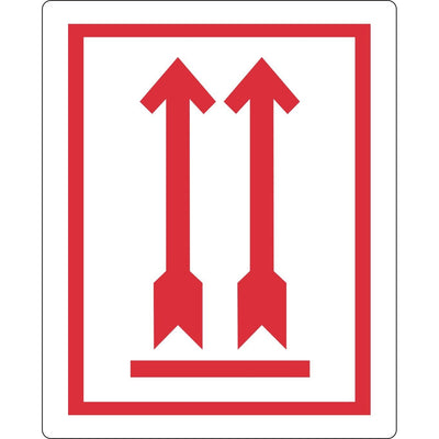IEZZY - Warnschild Pfeil nach oben rd 500 Stück