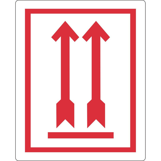 IEZZY - Warnschild Pfeil nach oben rd 500 Stück