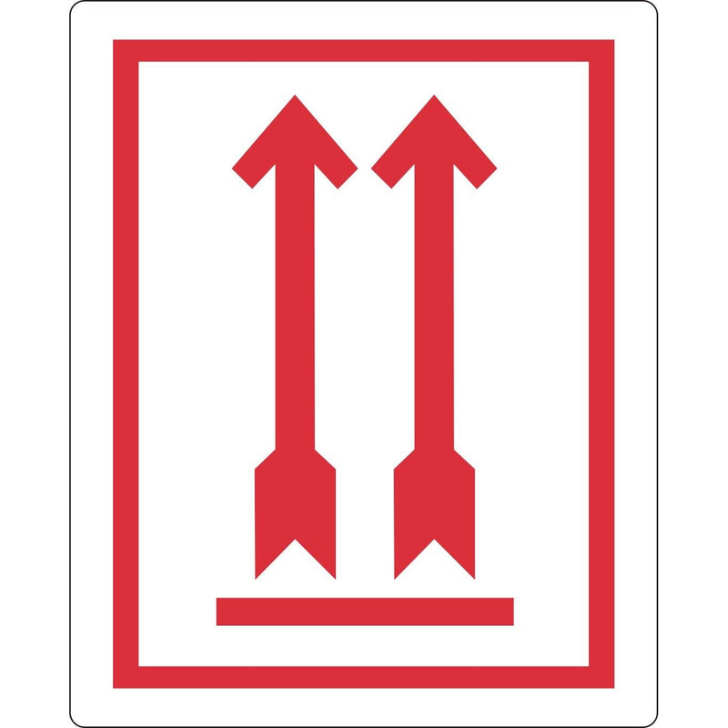IEZZY - Warnschild Pfeil nach oben rd 500 Stück