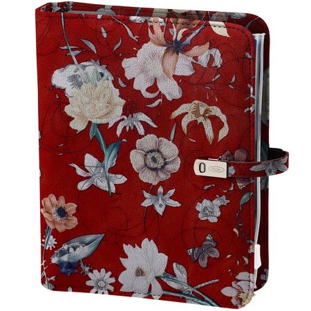 Kalpa - Organizer a5 +ag25-26 Blumenmeer braun