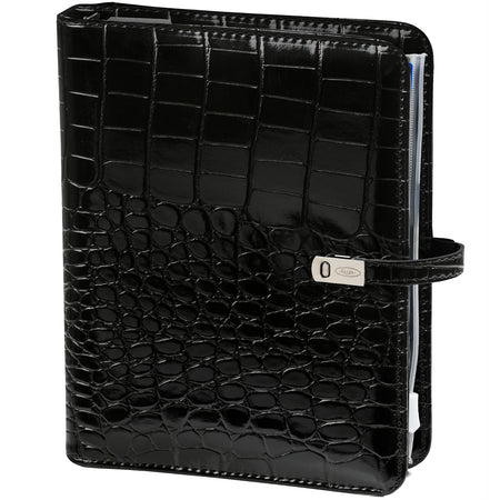 Kalpa - Organizer a5 + ag25-26 7d/2p kroko schwarz