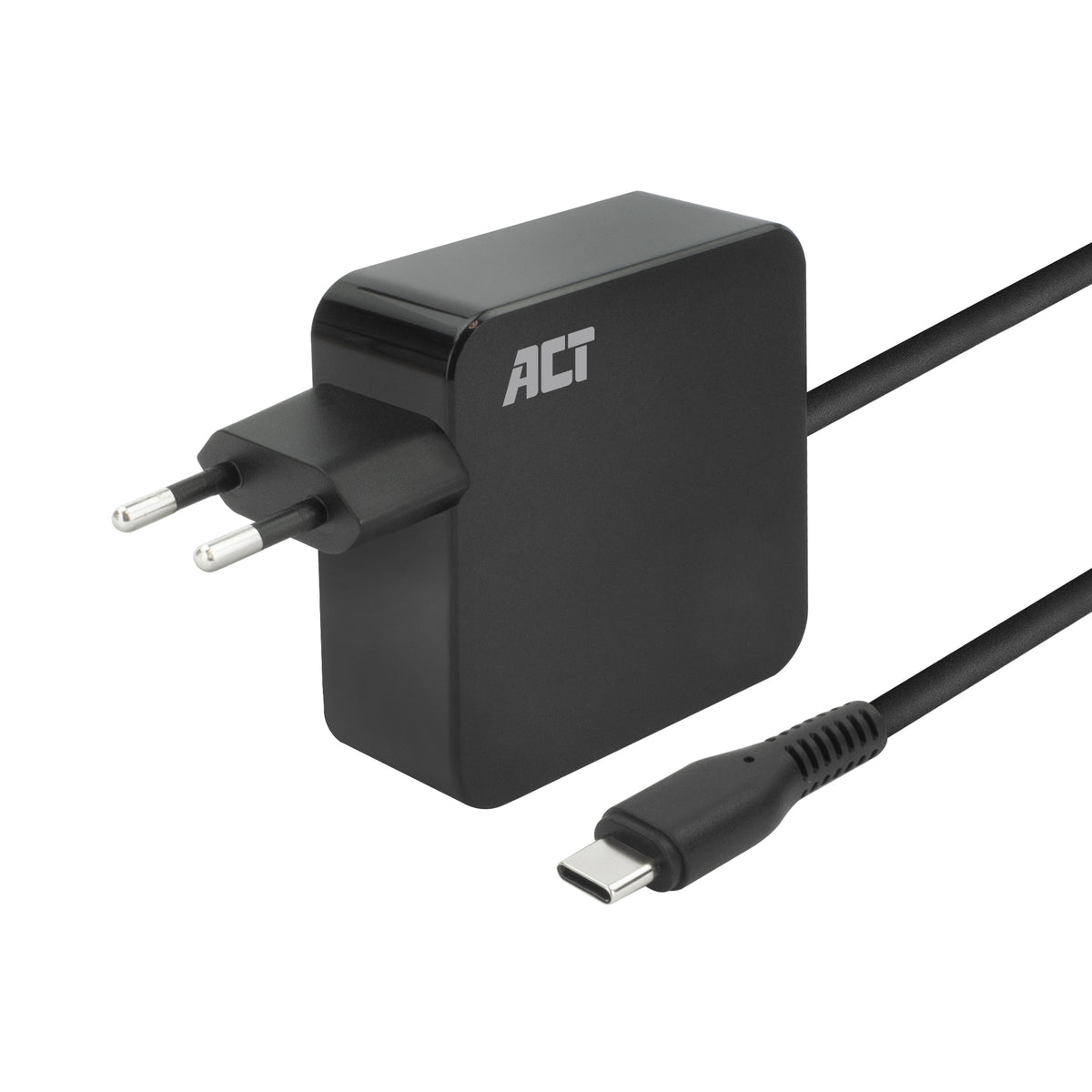 ACT - USB-C-Laptop-Ladegerät 65 W mit Power-D-Profilen 2 m