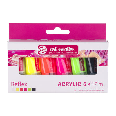 Talens Art Creation – Acrylfarben-Kunstkreationsset mit 6 Reflexfarben