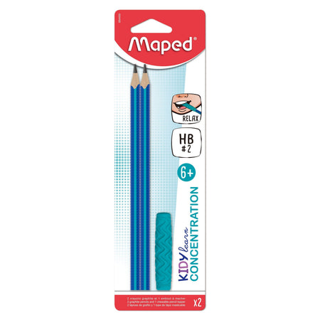 Maped - Graphitstift Kidy Learn 2 Stück blau