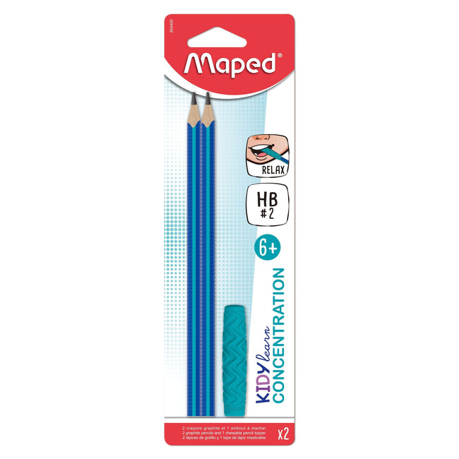 Maped - Graphitstift Kidy Learn 2 Stück blau