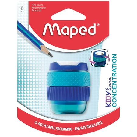 Maped - Bleistiftspitzer Kidy zum Lernen der Konzentration, blau