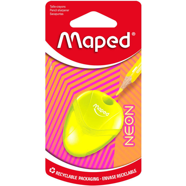Maped - Bleistiftspitzer Neon Iglu 1 Loch sortiert