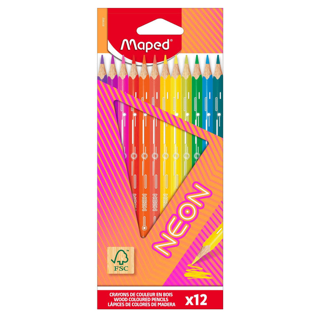 Maped - Buntstift Neon 12 Farben