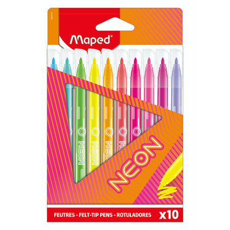 Maped - Filzstift Neon Set 10 Farben