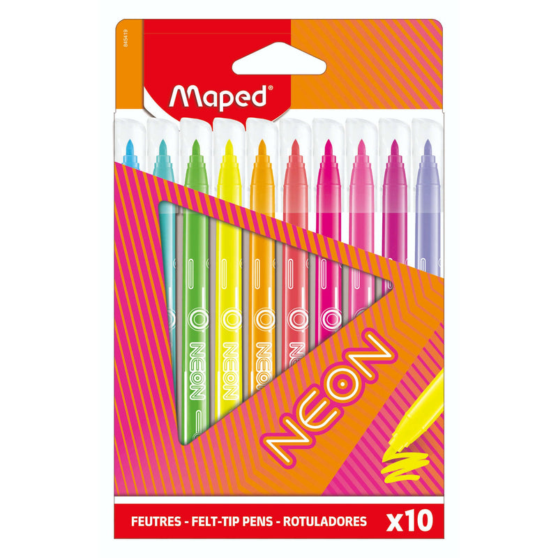 Maped - Filzstift Neon Set 10 Farben