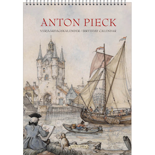 Anton Pieck - Geburtstagskalender Hafenansicht A4