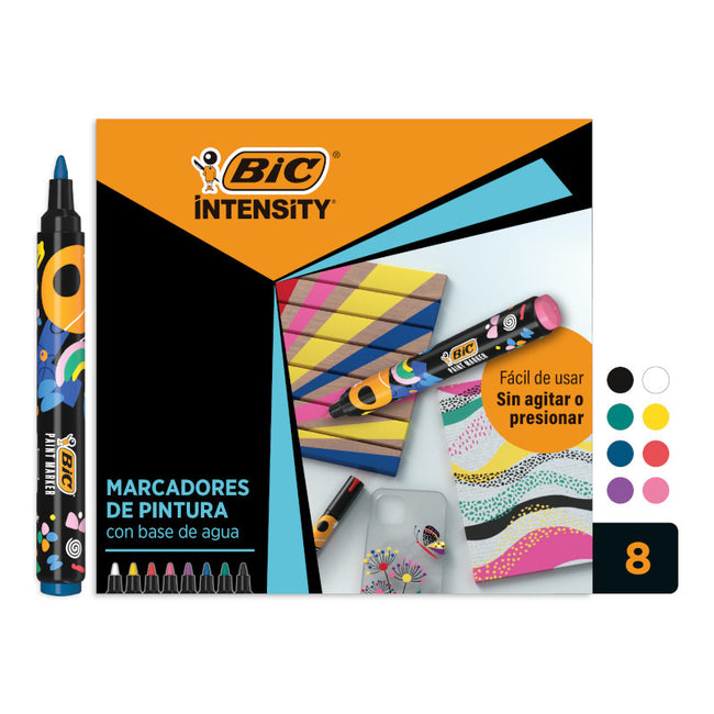 Bic - Farbmarker Intensität sortiert 8 Stück