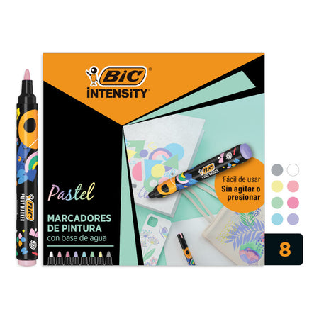Bic - Farbmarker Intensität Pastell sortiert 8 Stück