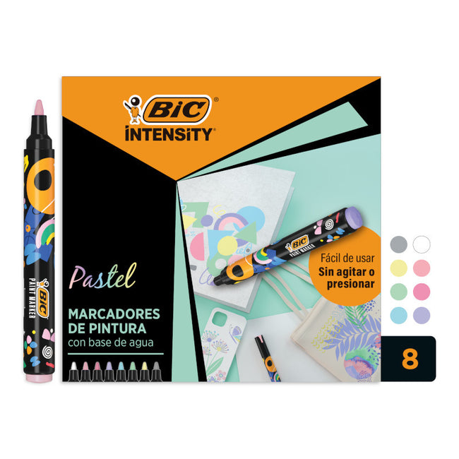 Bic - Farbmarker Intensität Pastell sortiert 8 Stück