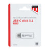 Quantore - USB-Stick USB-C 128GB 3.1 Silber
